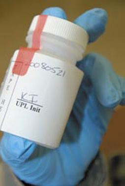 drug test specimen bottle