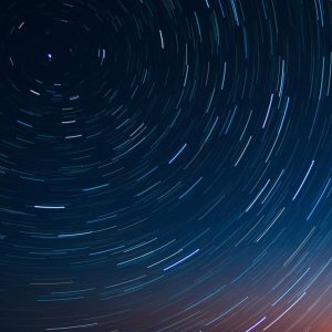 motion photo of starry night sky