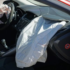 car airbag after auto accident