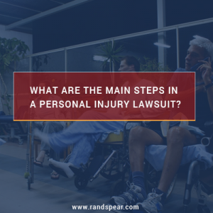 What are the main steps in a personal injury lawsuit