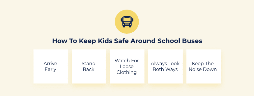 how to keep kids safe around school buses