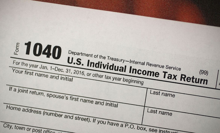 1040 US tax form