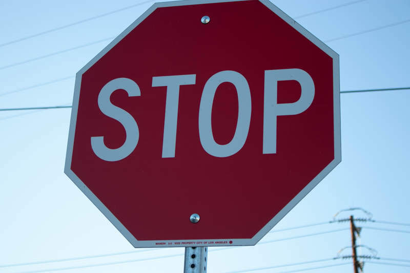 stop sign