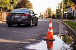 Gloucester Township, NJ - Rte 42 Site of Car Accident, Injuries at Atlantic City Expy