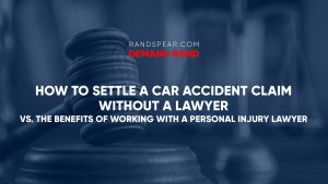 settle a car accident claim without a lawyer