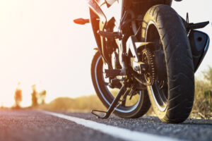 close-up-on-motorcycle-on-road