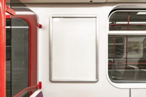interior of subway train