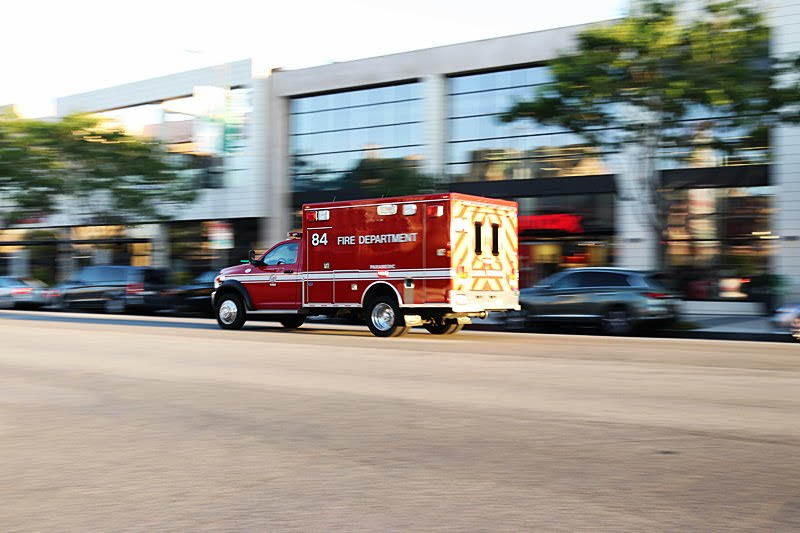 Mt. Holly, NJ - Four Hospitalized in Ambulance Collision on Woodlane Rd