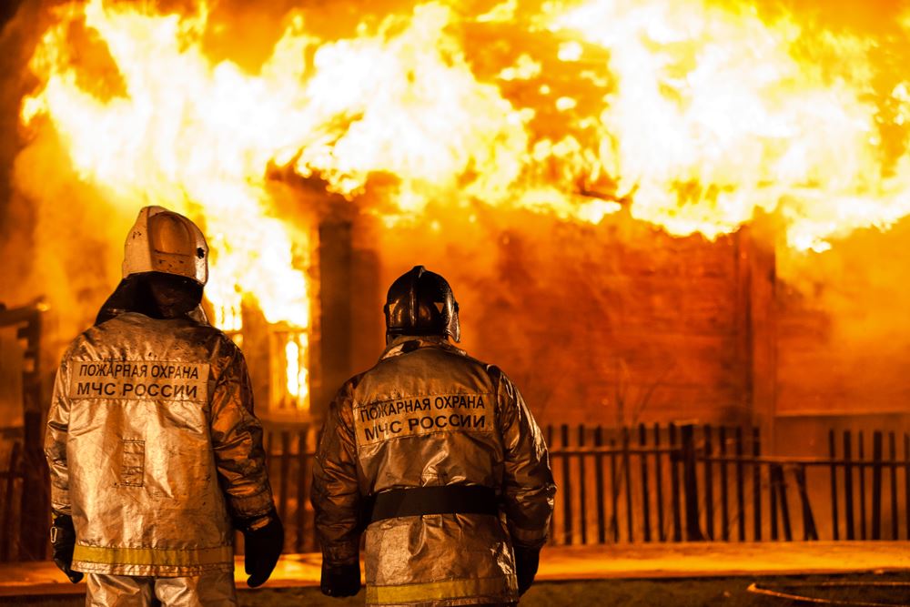 Two Firefighters Hurt in Fire on Wharton St