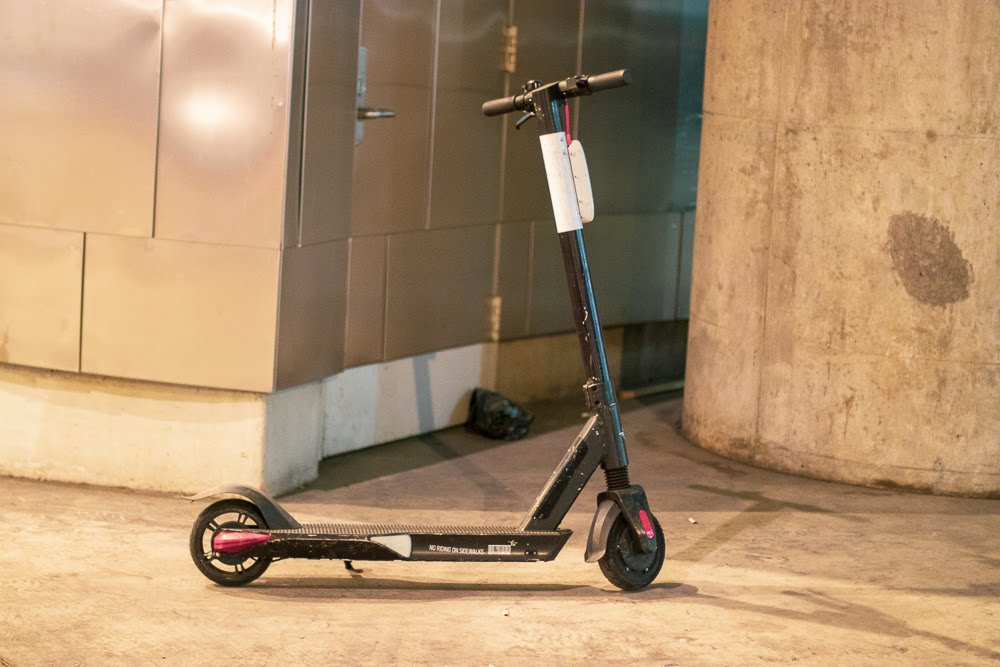 Vehicle Strikes Scooter Rider on Carpenter St